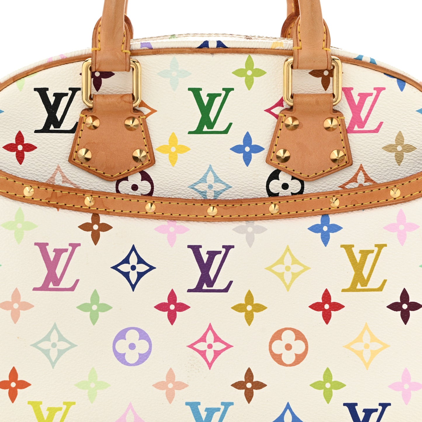 Monogram Multicolor Trouville White