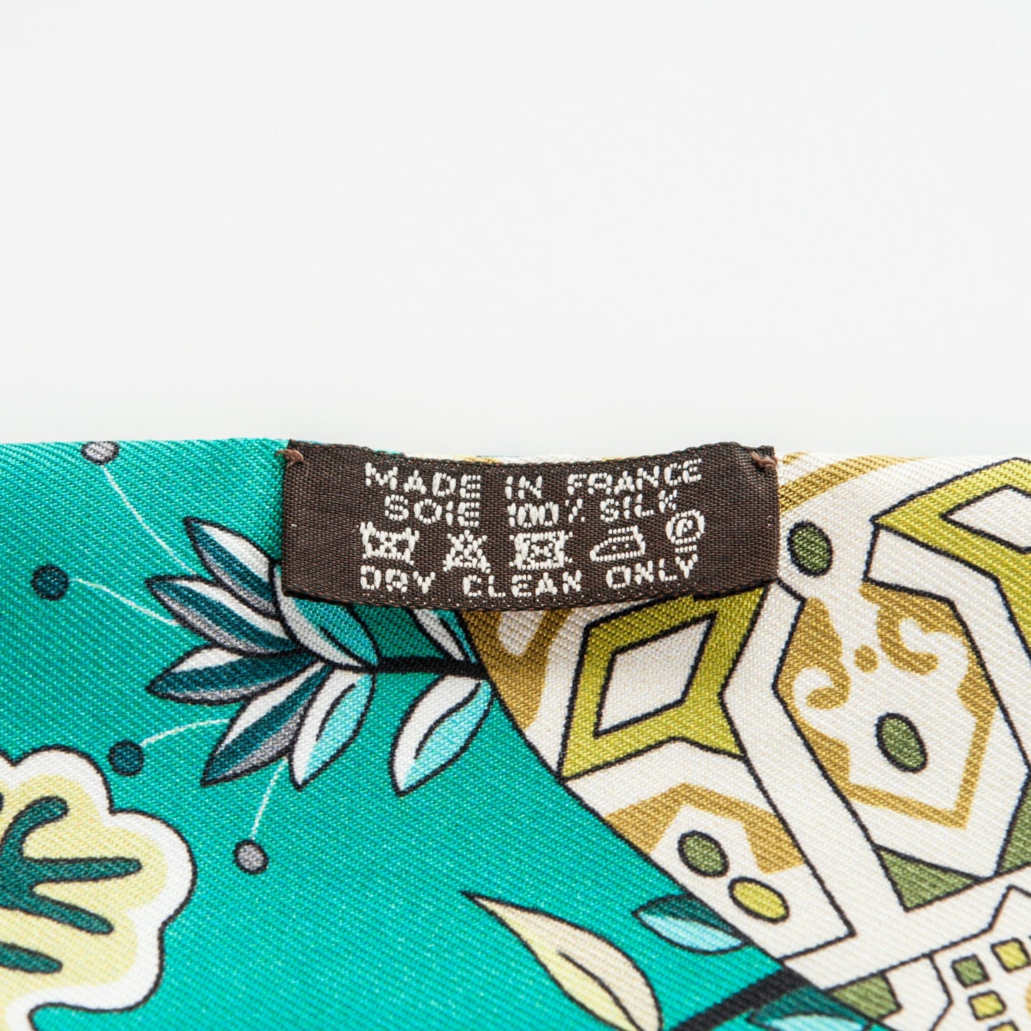 Silk Fleurs et Papillons de Tissus Twilly Vert Kaki Bronze
