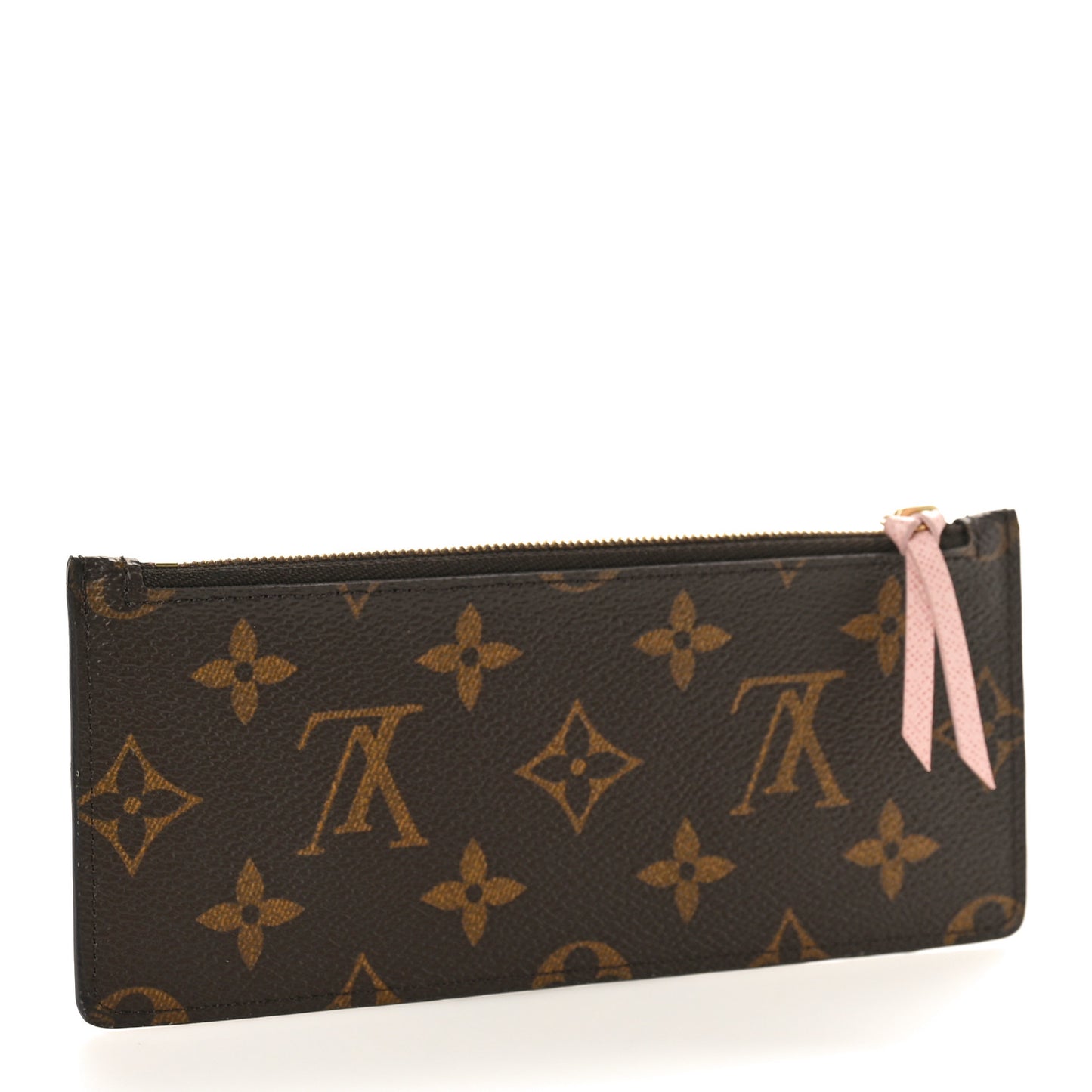 Monogram Josephine Wallet Zippered Insert Rose Ballerine