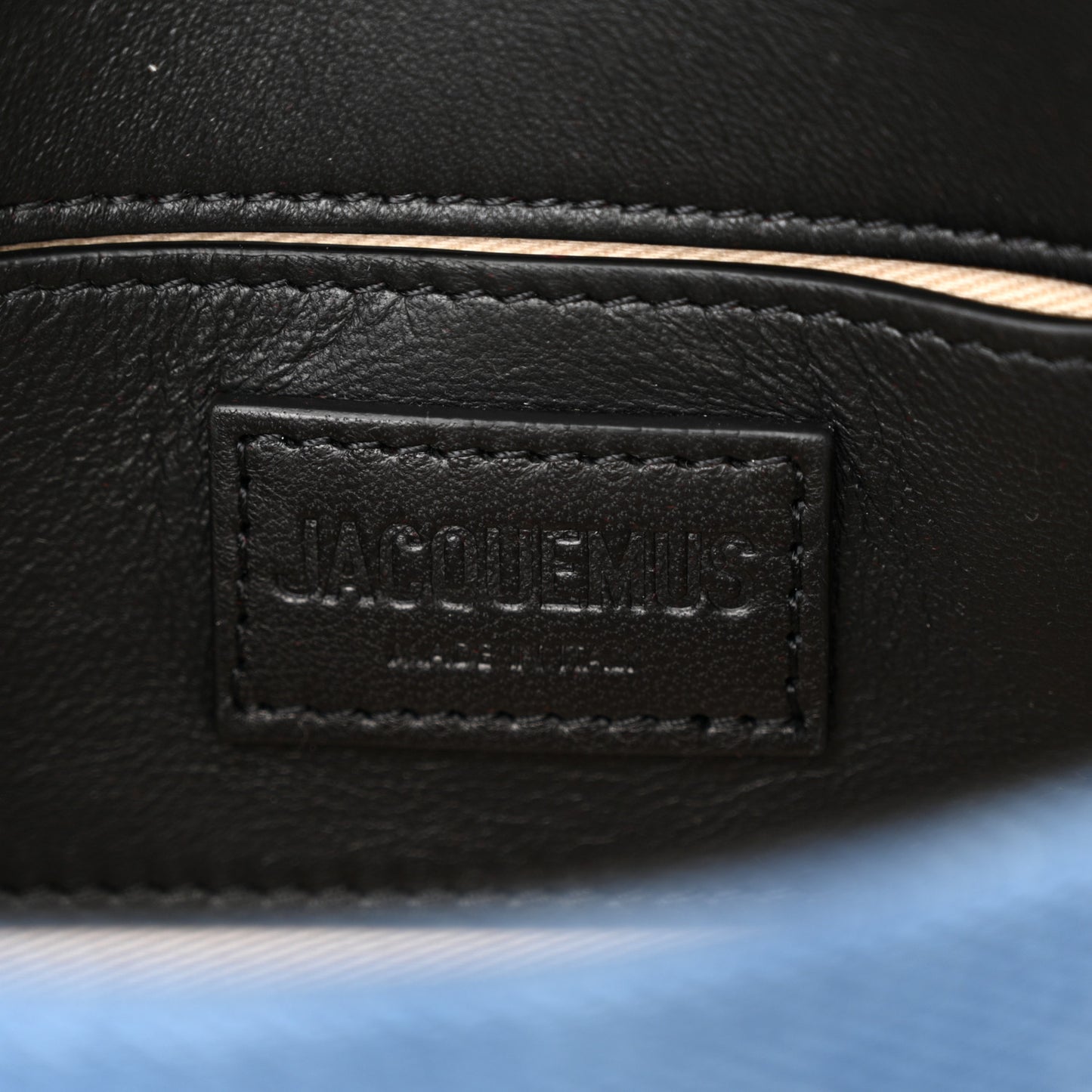 Denim Calfskin Le Petit Bambimou Blue