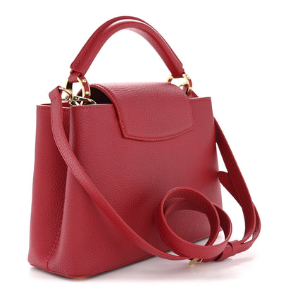 Louis Vuitton Taurillon Capucines BB Scarlet Red 3 of 12