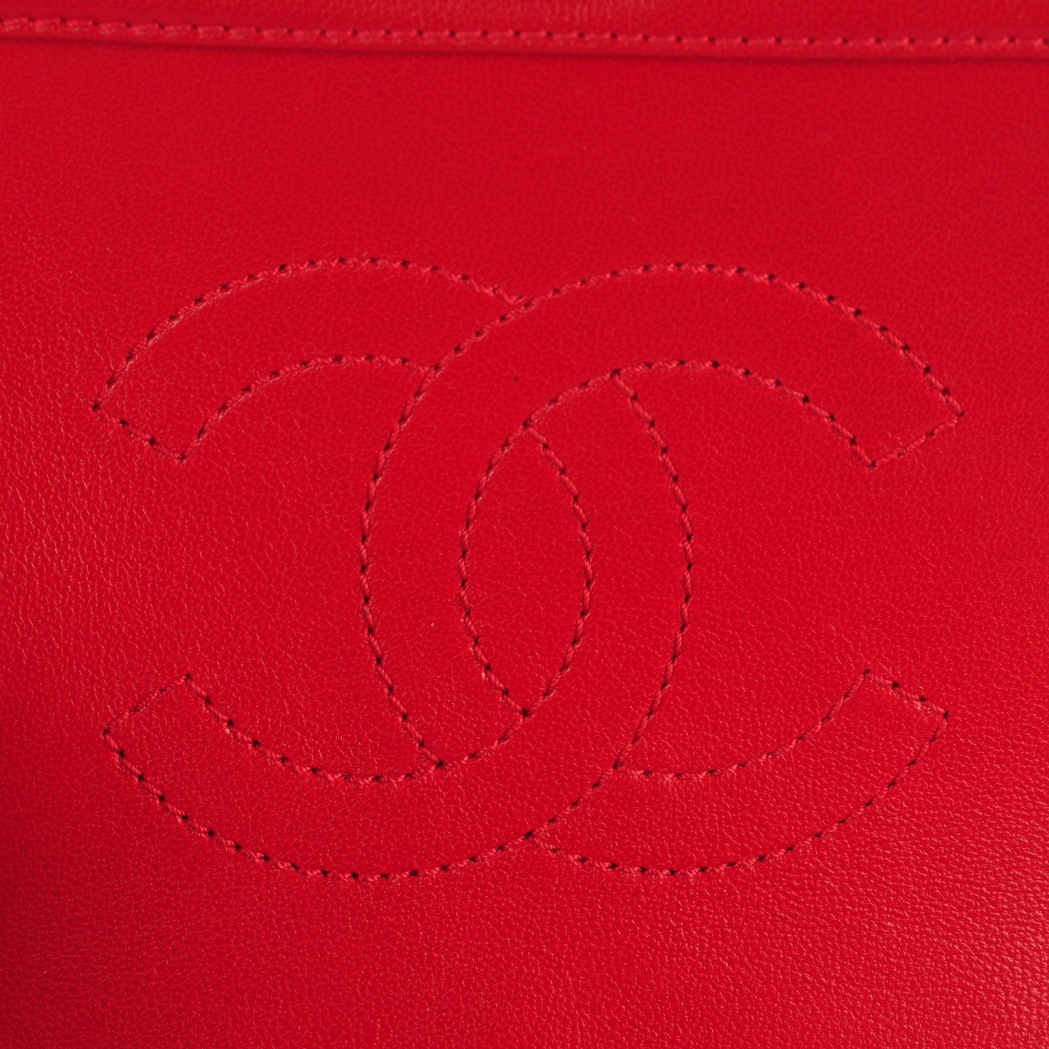 Chanel Iridescent Sheepskin Quilted Small Vintage Mademoiselle Flap Red 6 of 9