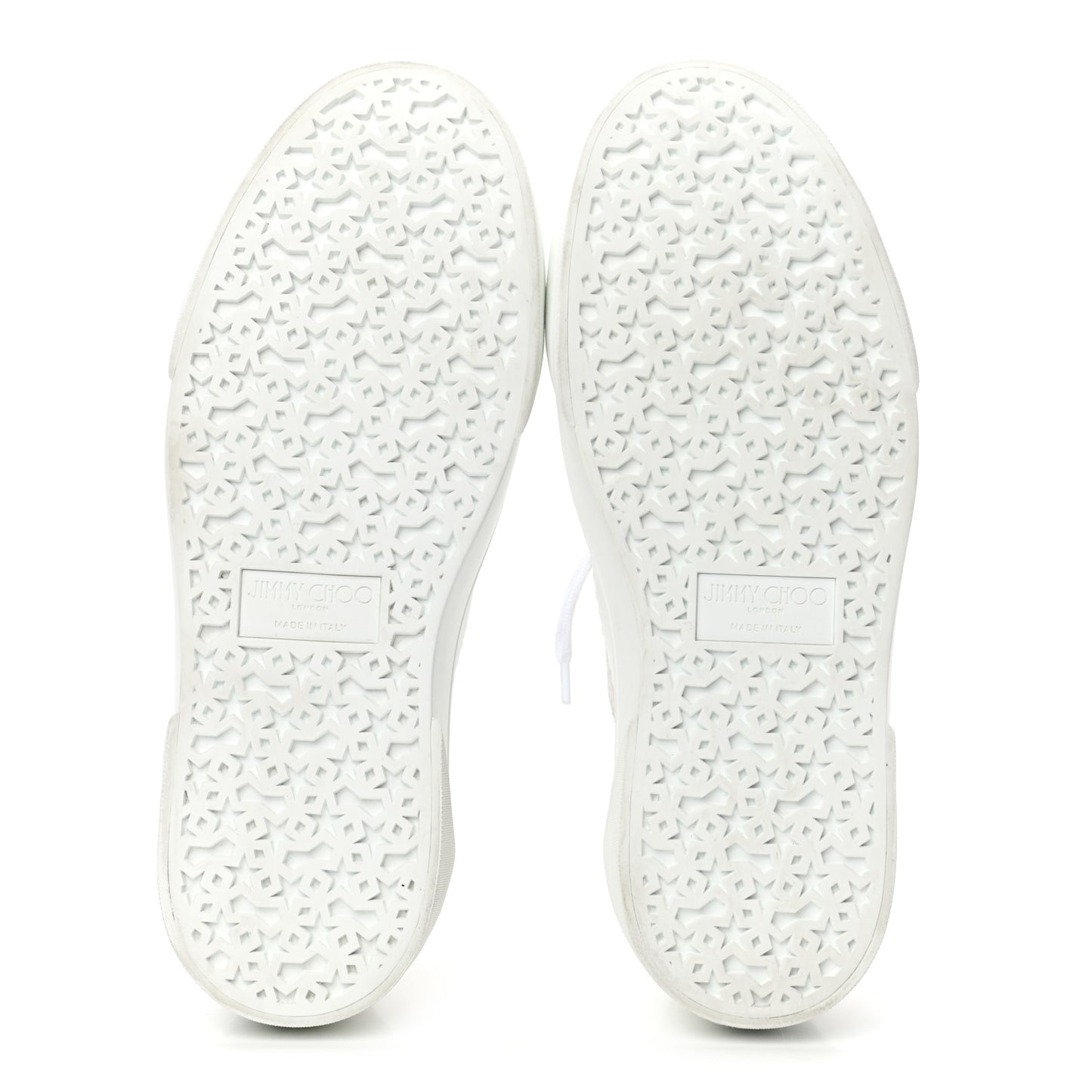 Calfskin Linen VBC Lace Up Sneakers 38.5 White Natural