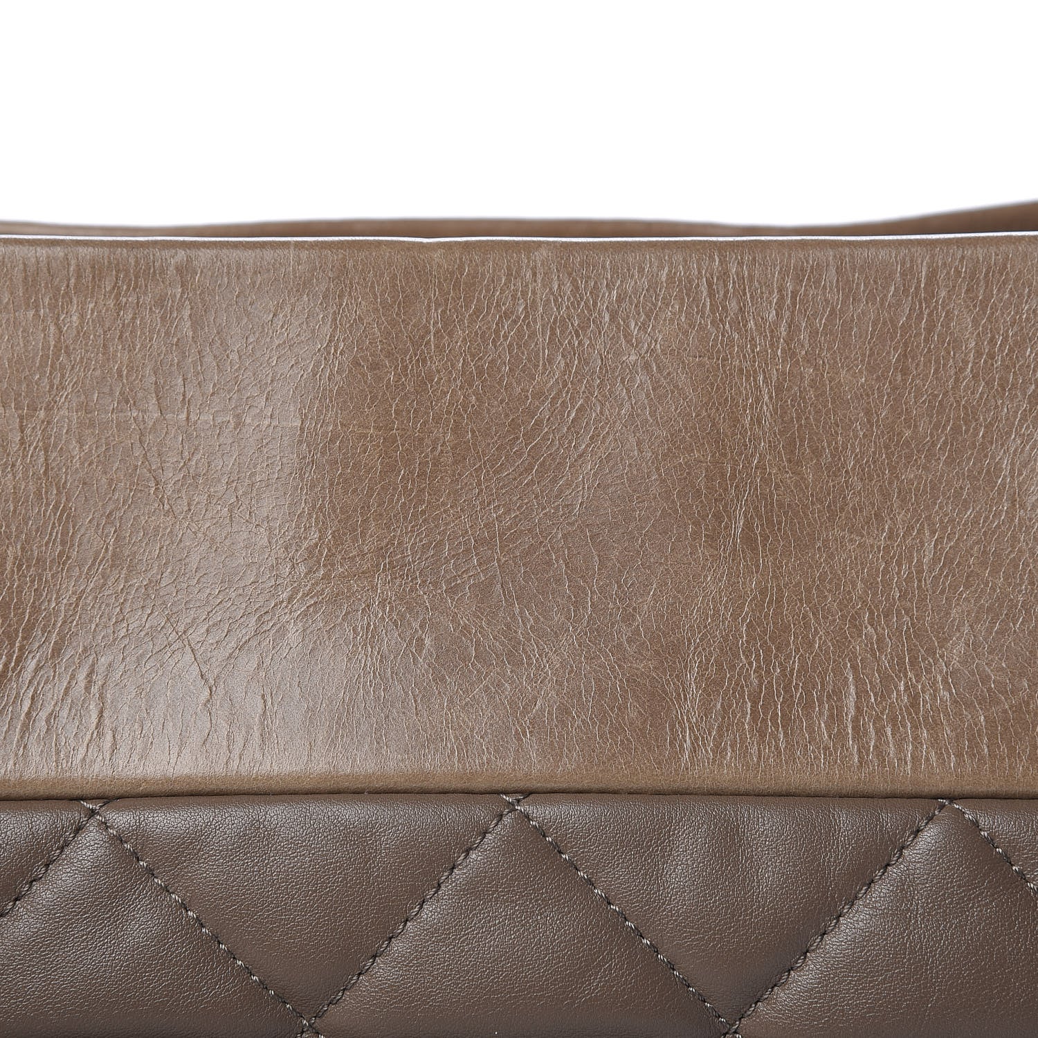 Chanel Calfskin Quilted Large Soft Elegance Tote Brown 12 of 16