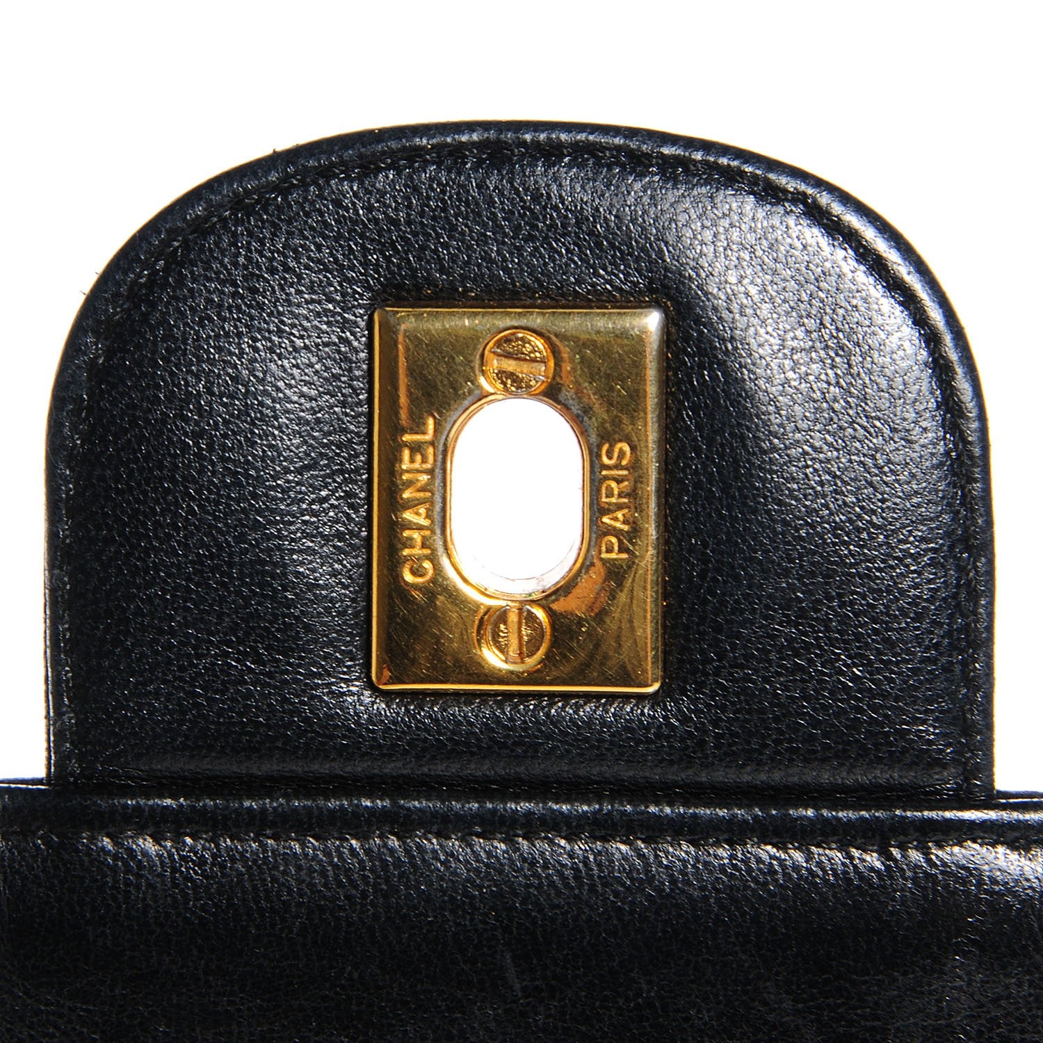 Chanel Lambskin Medium Double Flap Black 6 of 9