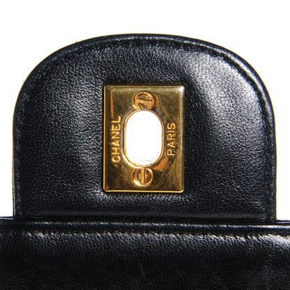 Chanel Lambskin Medium Double Flap Black 6 of 9