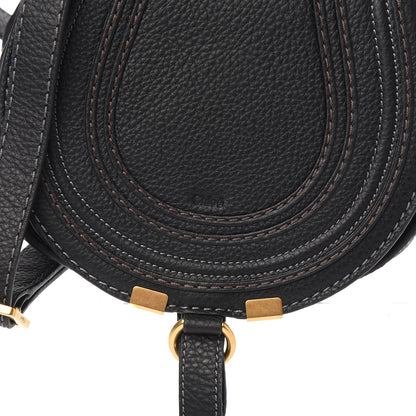Chloe Calfskin Mini Marcie Round Crossbody Bag Black 9 of 9