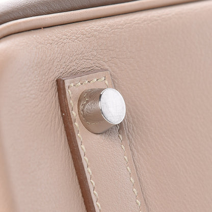 Hermes Swift Ghillies Birkin 35 Argile Etoupe 36 of 38