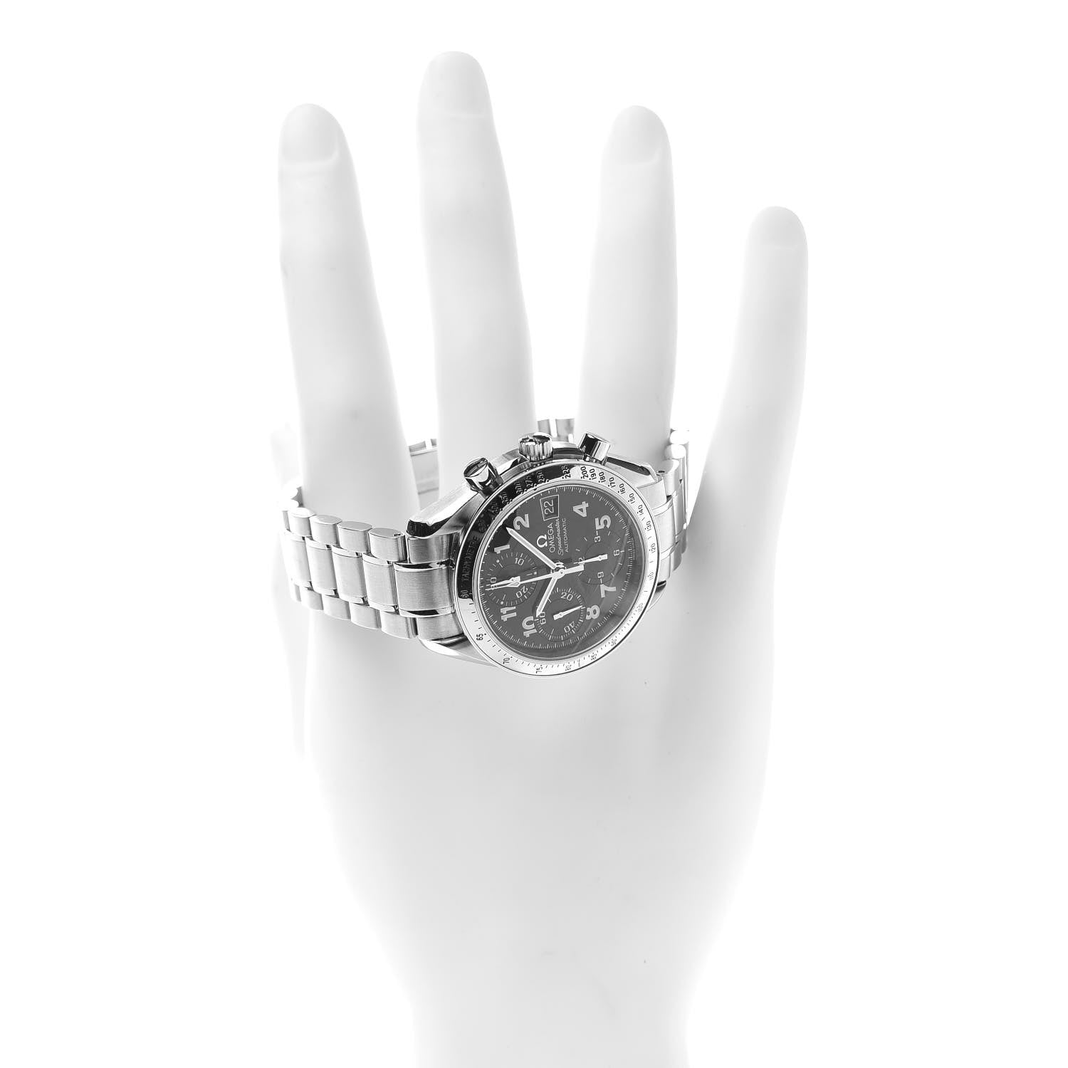 Omega Stainless Steel 39mm Speedmaster Chronograph Automatic Watch Black 3513.52 2 of 6