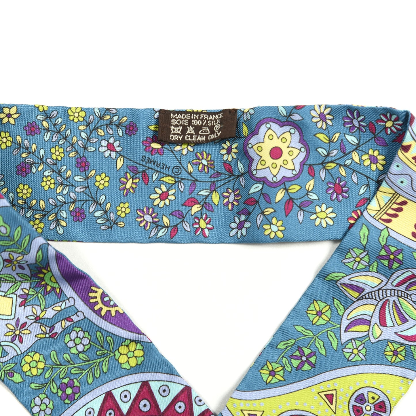 Silk L'Arbre De Vie Twilly Canard Fuchsia Vert