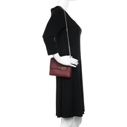 Hermes Chevre Mysore Mini Verrou Chaine Bag Rouge H 2 of 11