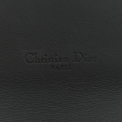 Christian Dior Ultra Matte Calfskin Saddle Chain Wallet Pouch Black 9 of 13