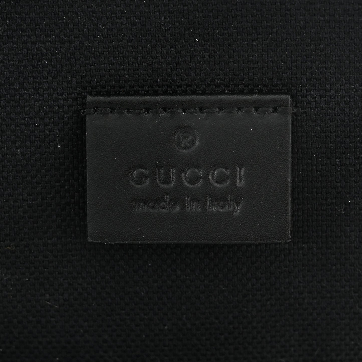 GG Supreme Monogram Web Belt Bag Black Grey