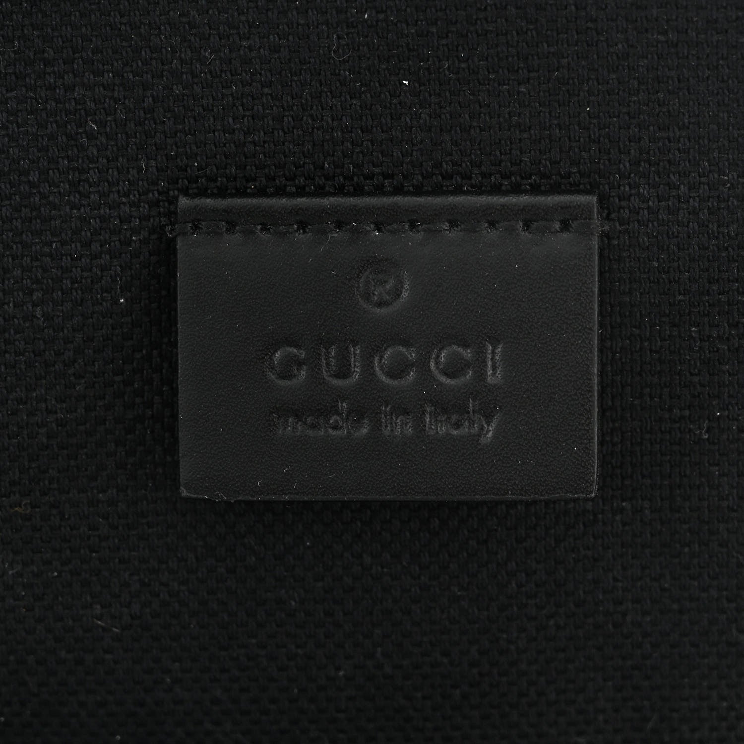 Gucci GG Supreme Monogram Web Belt Bag Black Grey 6 of 10