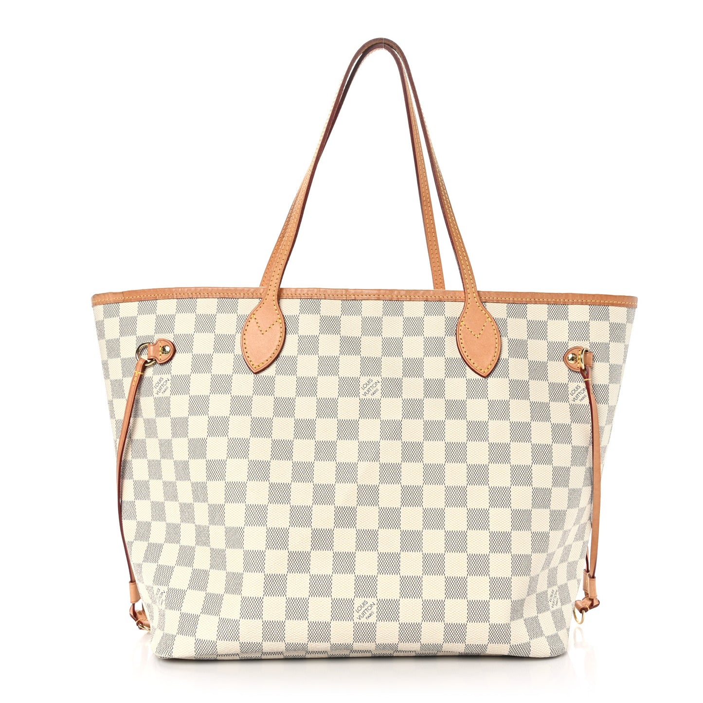 Damier Azur Neo Neverfull MM Rose Ballerine