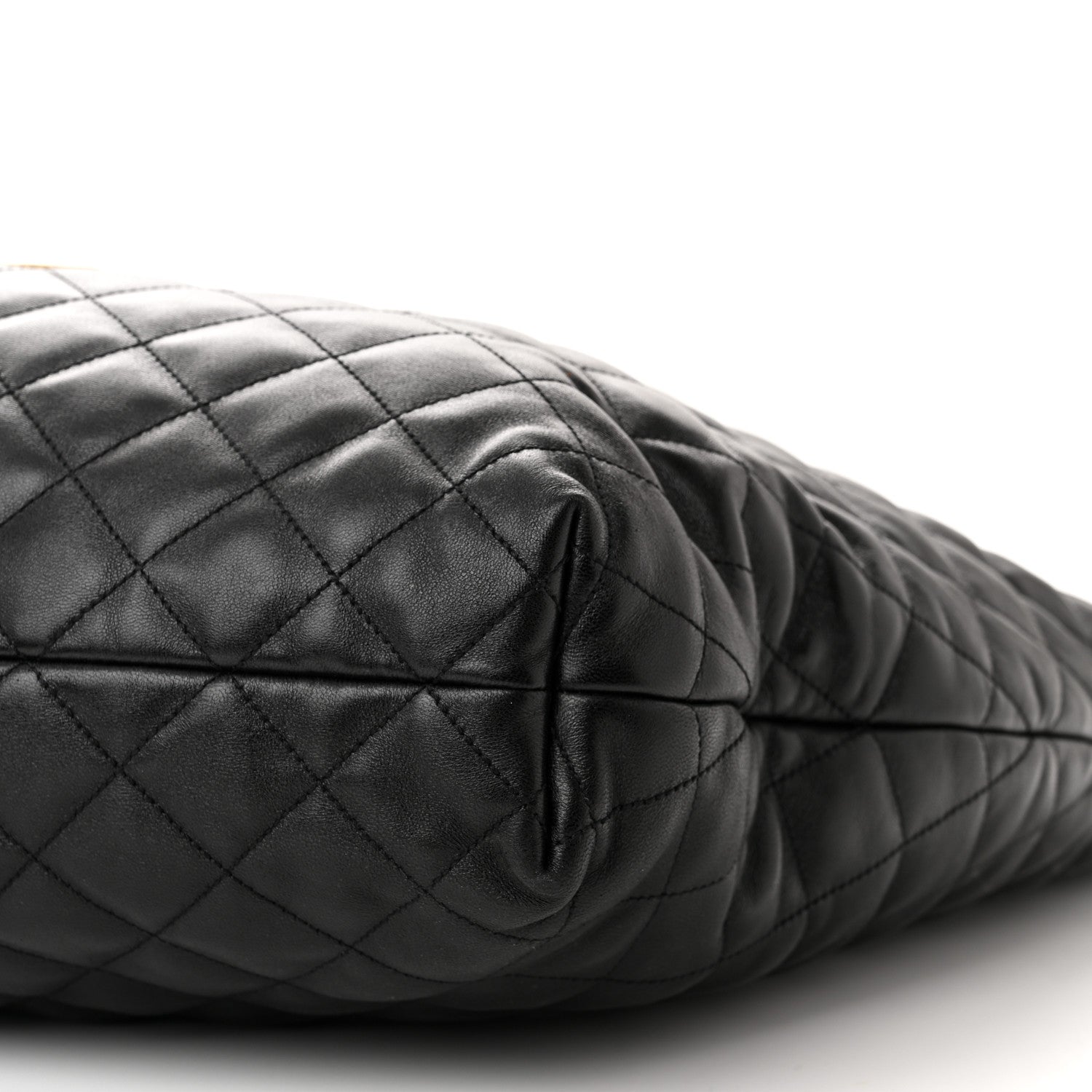 Saint Laurent Lambskin Quilted Maxi Icare Shopping Tote Black 11 of 11