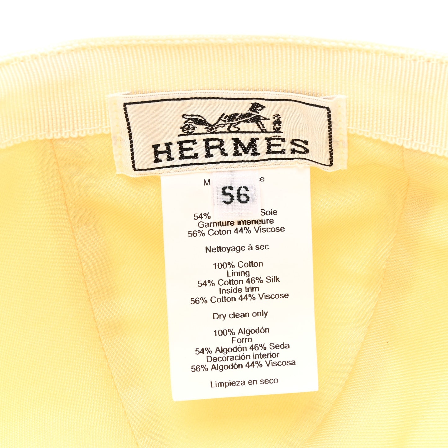 Cotton Davis Sunshine Hat 56 Ecru