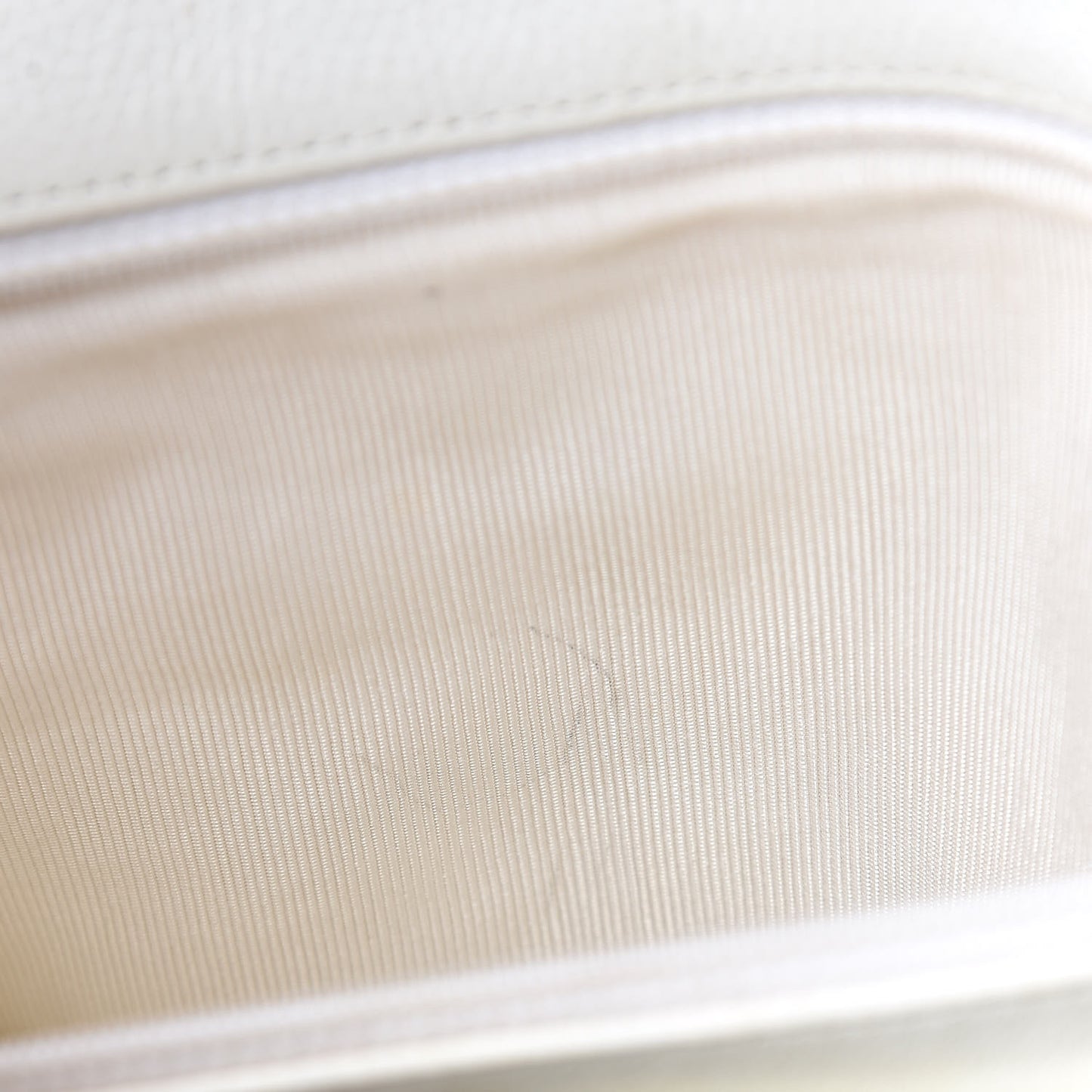 Caviar Quilted Jumbo Single Flap White