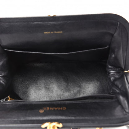 Chanel Caviar Quilted Frame Shoulder Bag Black 5 of 11