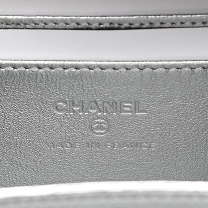 Chanel Metallic Gradient Calfskin Quilted Camera Case Blue Yellow Purple 6 of 11