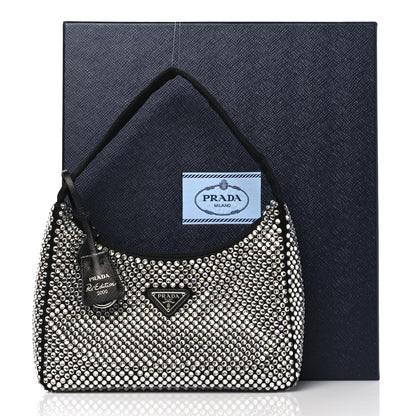 Prada Satin Crystal Mini Re-Edition 2000 Bag Cristal 11 of 11