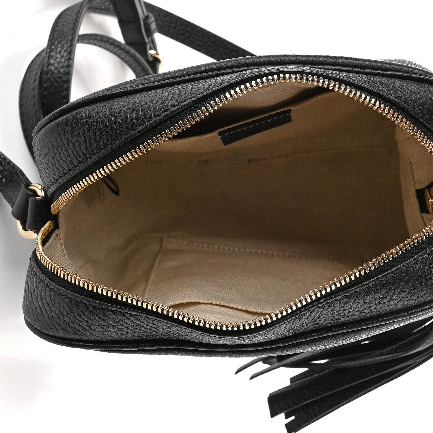 Gucci Pebbled Calfskin Small Soho Disco Bag Black 5 of 10