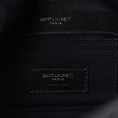 Saint Laurent Grain De Poudre Monogram Toy West Hollywood Fold-Over Bag Black 8 of 11