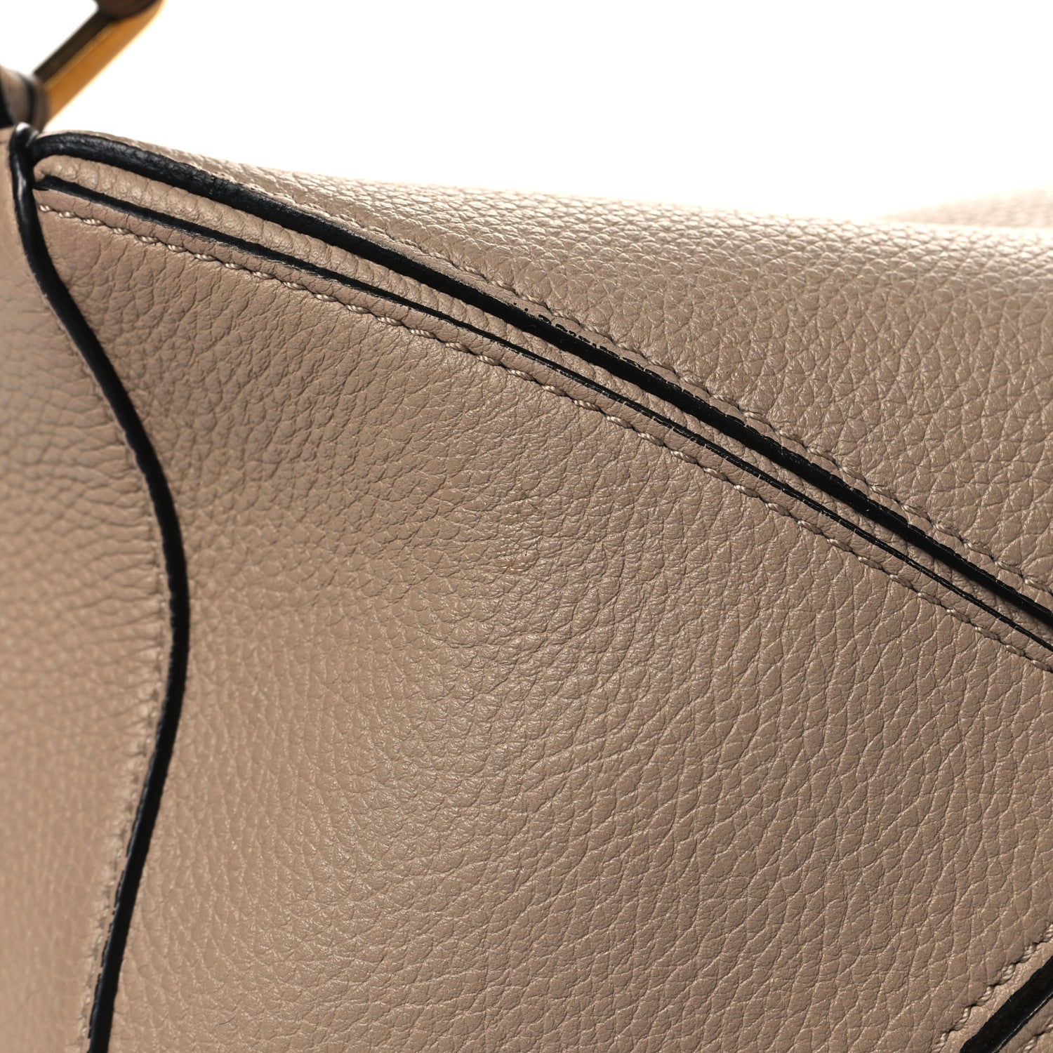 Loewe Grained Calfskin Medium Puzzle Bag Sand 10 of 10