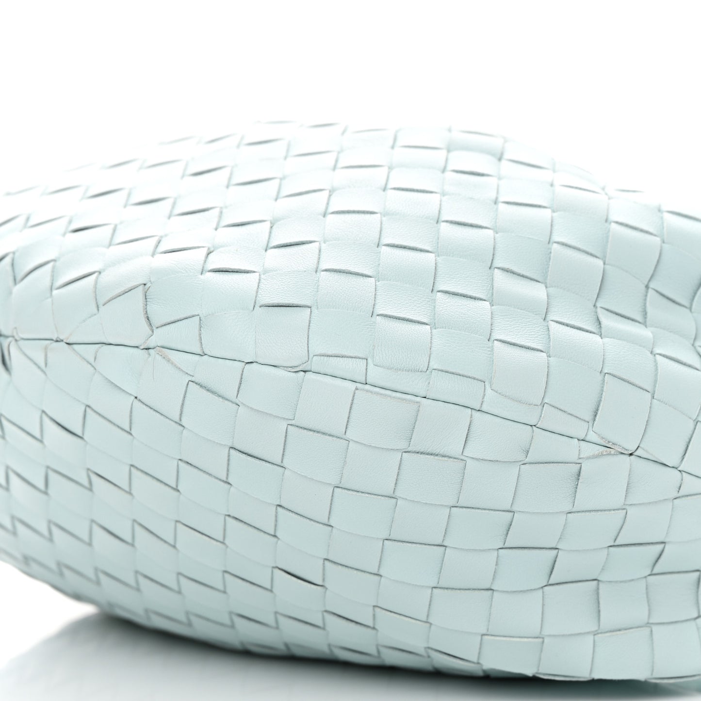 Nappa Intrecciato Teen Jodie Hobo Teal Washed