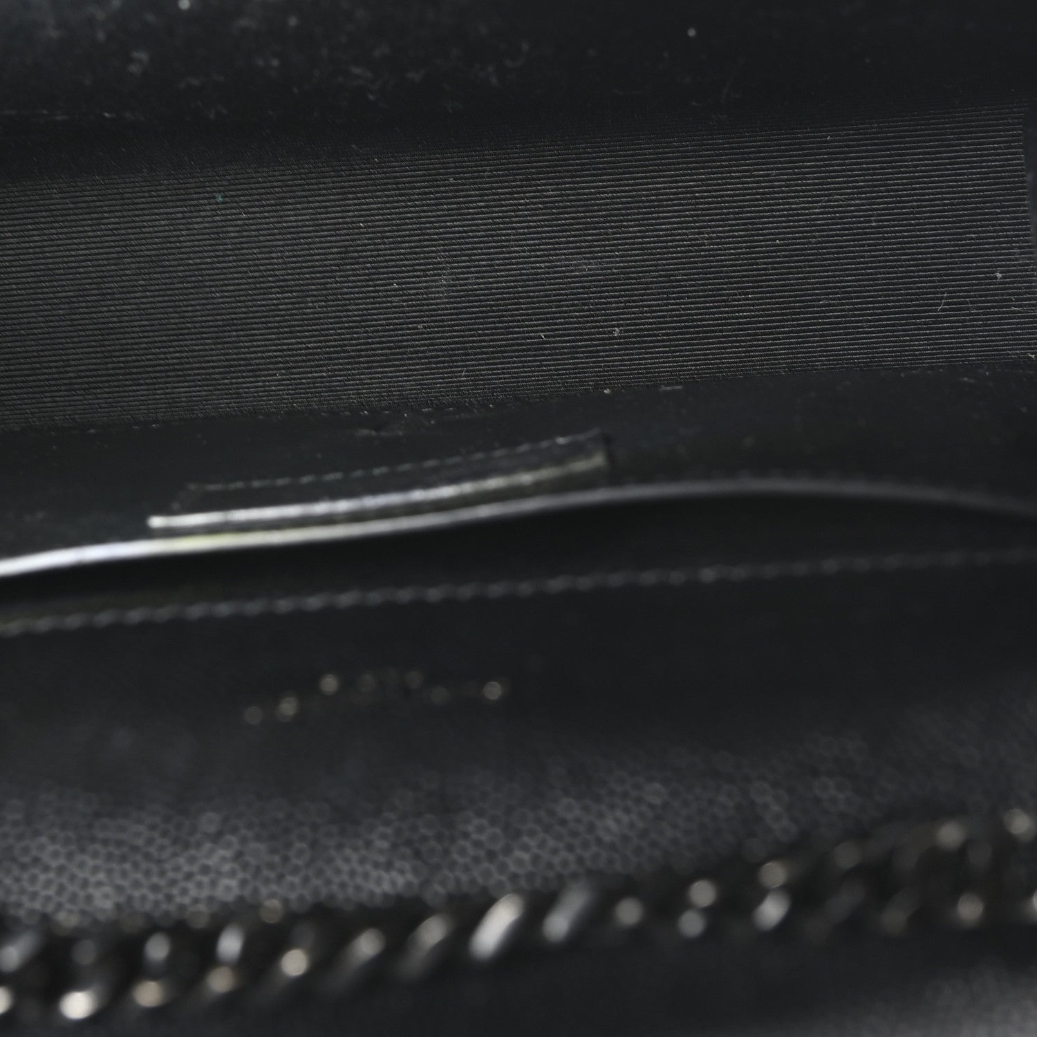 Saint Laurent Grain De Poudre Small Monogram Monochrome Kate Satchel Black 5 of 10
