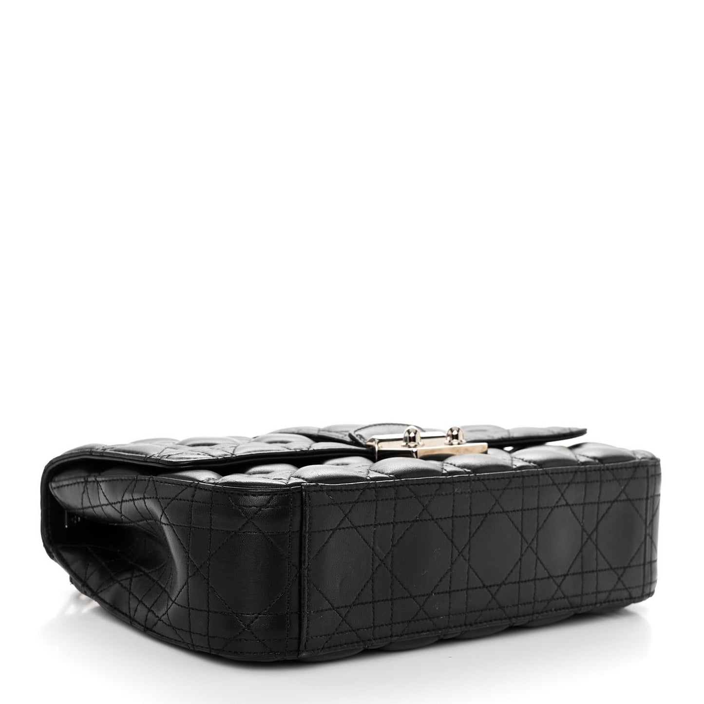 Lambskin Cannage Medium Miss Dior Flap Black