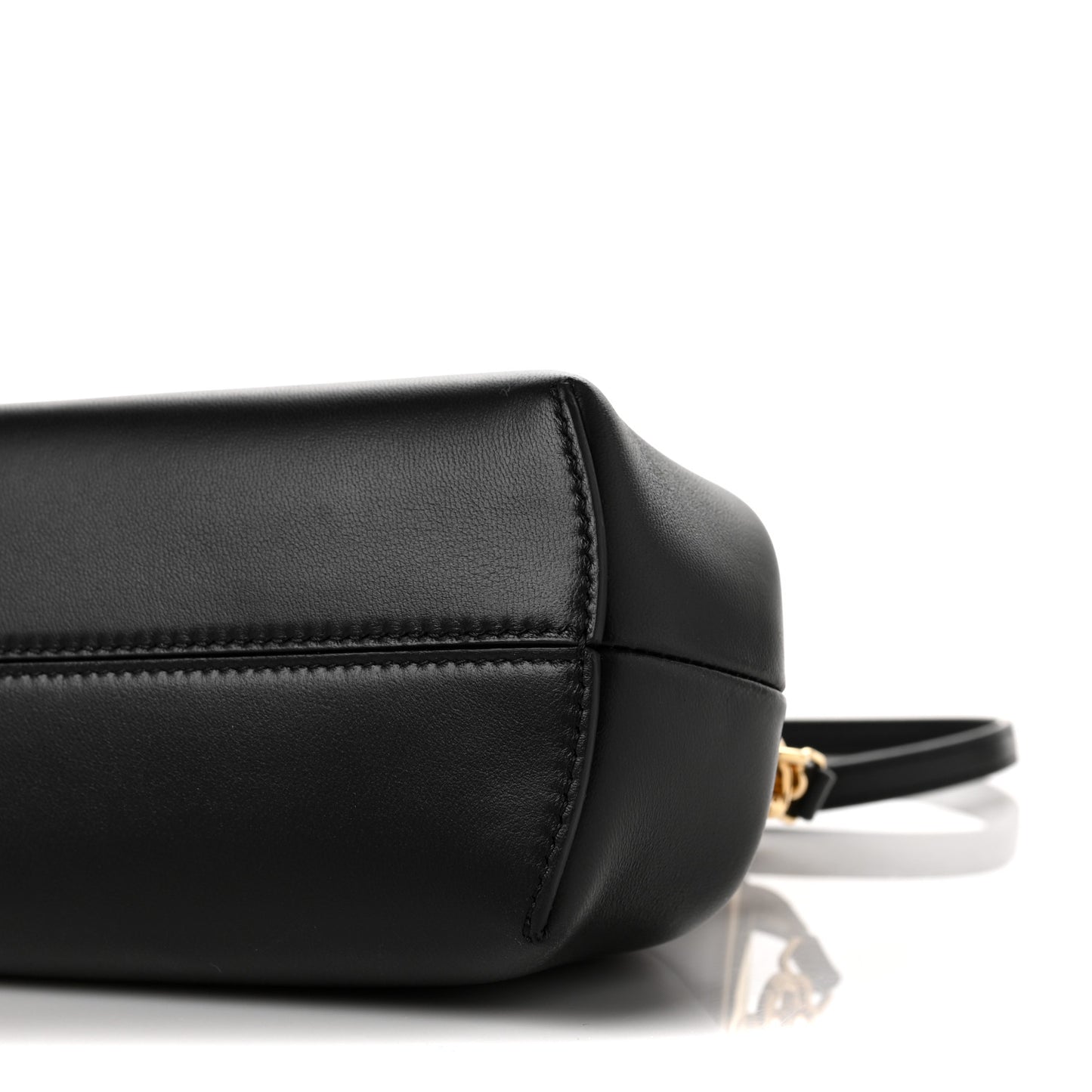 Shiny Nappa Small Fendi First Black
