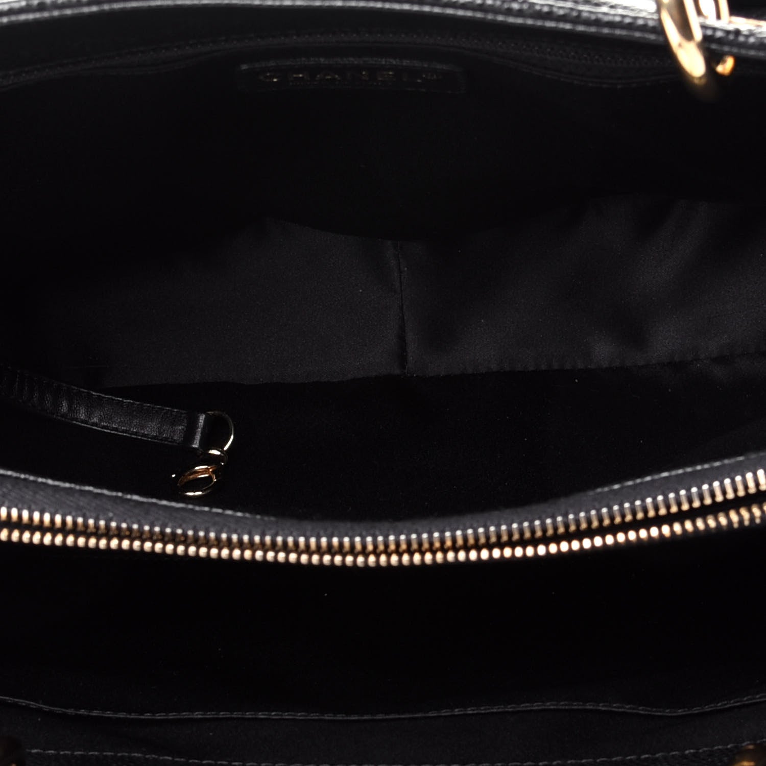 Chanel Caviar Quilted Grand Shopping Tote GST Black 5 of 9