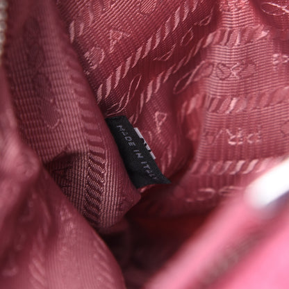 Prada Tessuto Nylon Gaufre Shoulder Bag Begonia 6 of 9