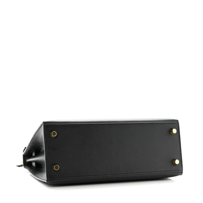Hermes Epsom Kelly Sellier 25 Black 4 of 10