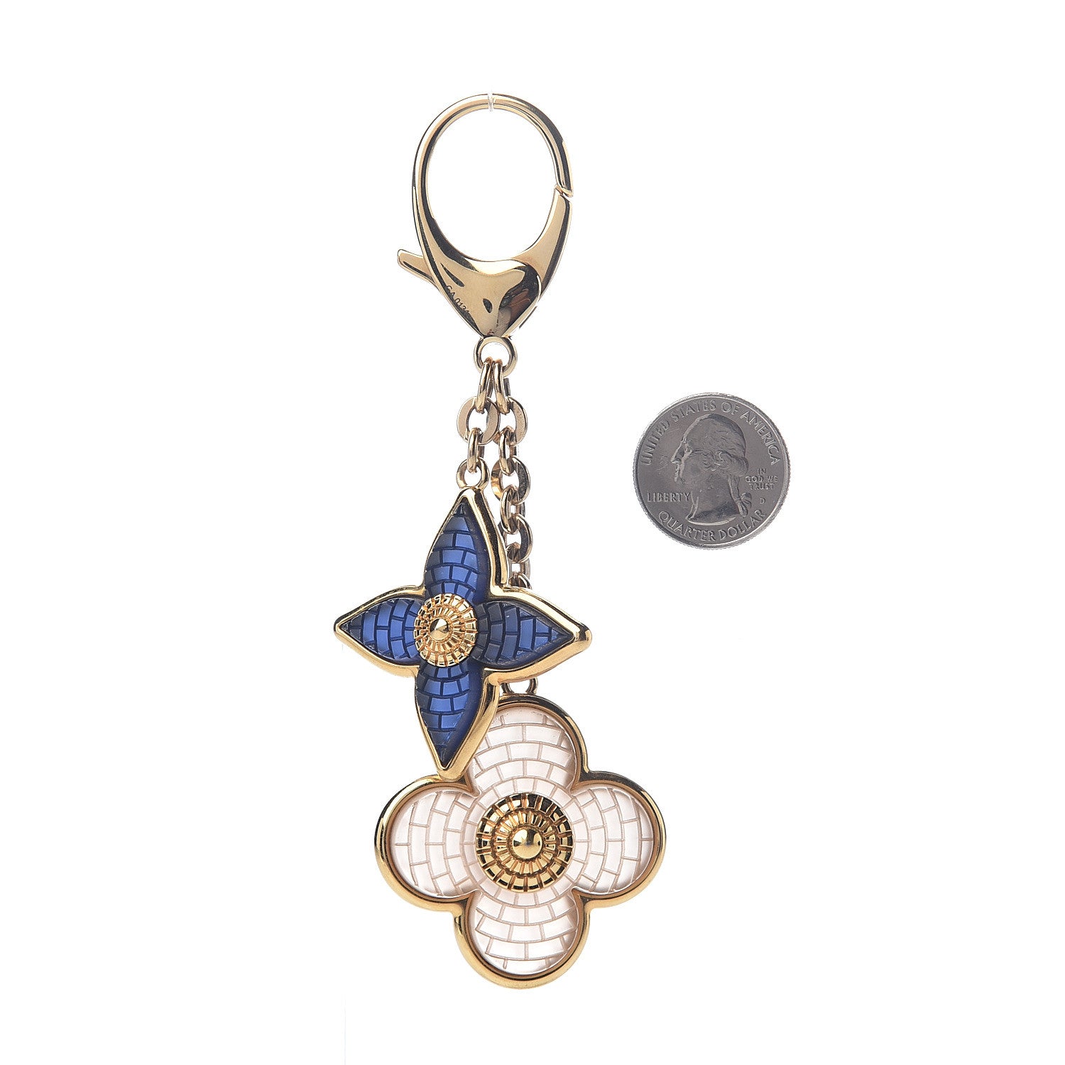 Louis Vuitton Mosaique Bag Charm Blue 2 of 2