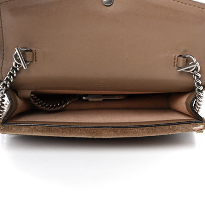 Gucci GG Supreme Monogram Super Mini Dionysus Shoulder Bag Taupe 5 of 12