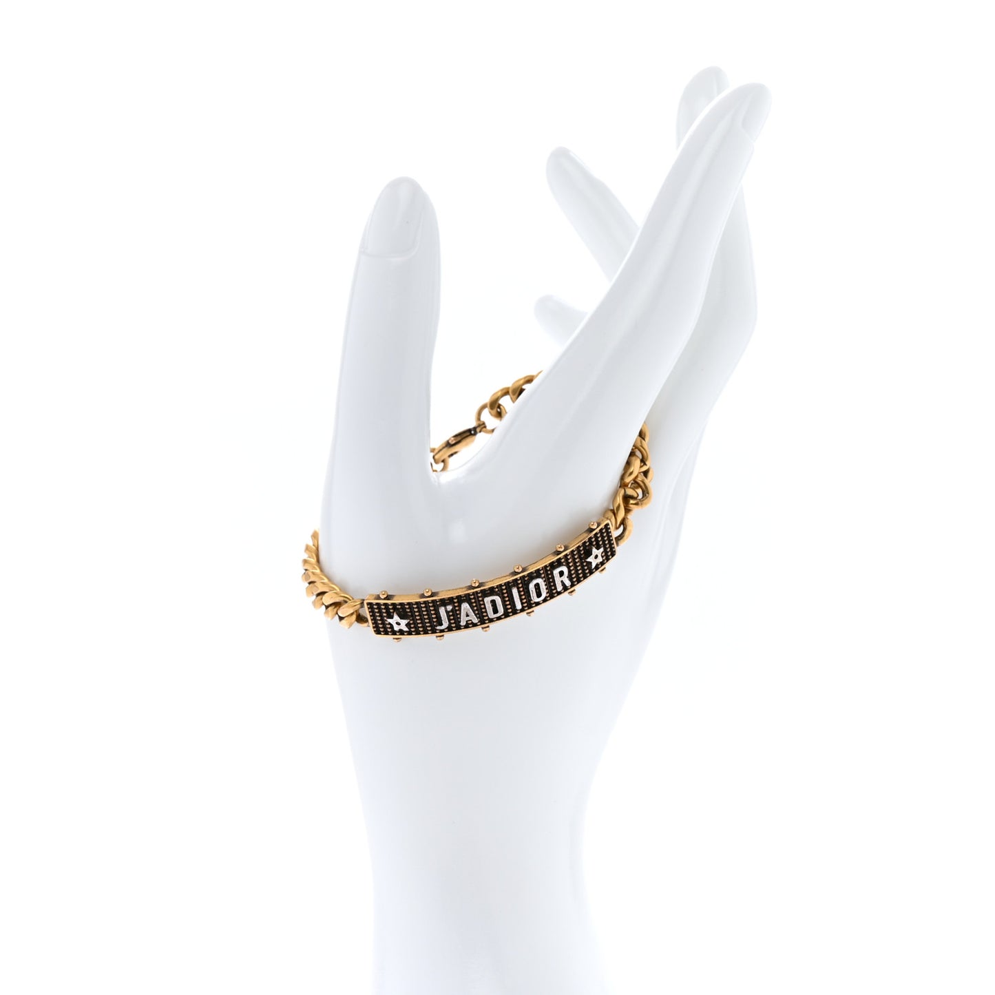 Metal J'Adior Star Chain Bracelet Aged Gold