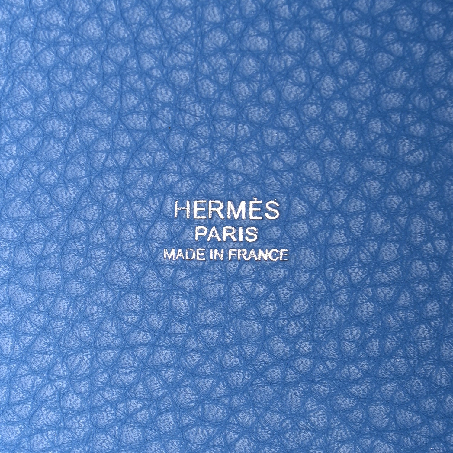 Hermes Taurillon Clemence Swift Picotin Lock 22 MM Bleu Paradis 6 of 9