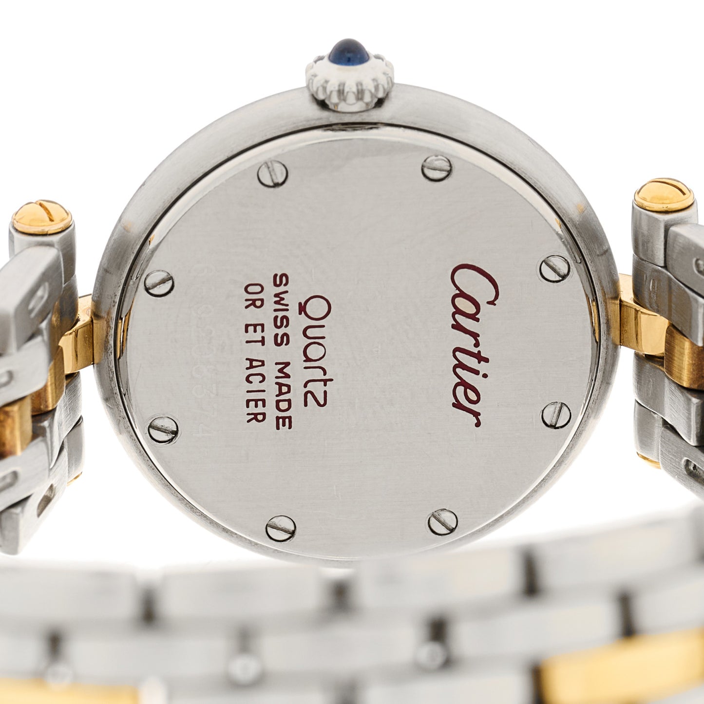 Stainless Steel 18K Yellow Gold 24mm Panthere Vendome Quartz Watch
