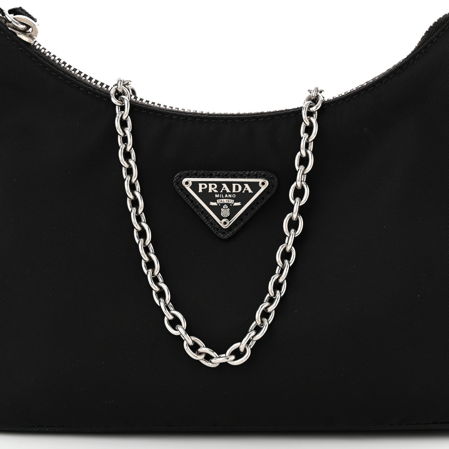 Prada Nylon Re-Edition 2005 Shoulder Bag Black 9 of 11
