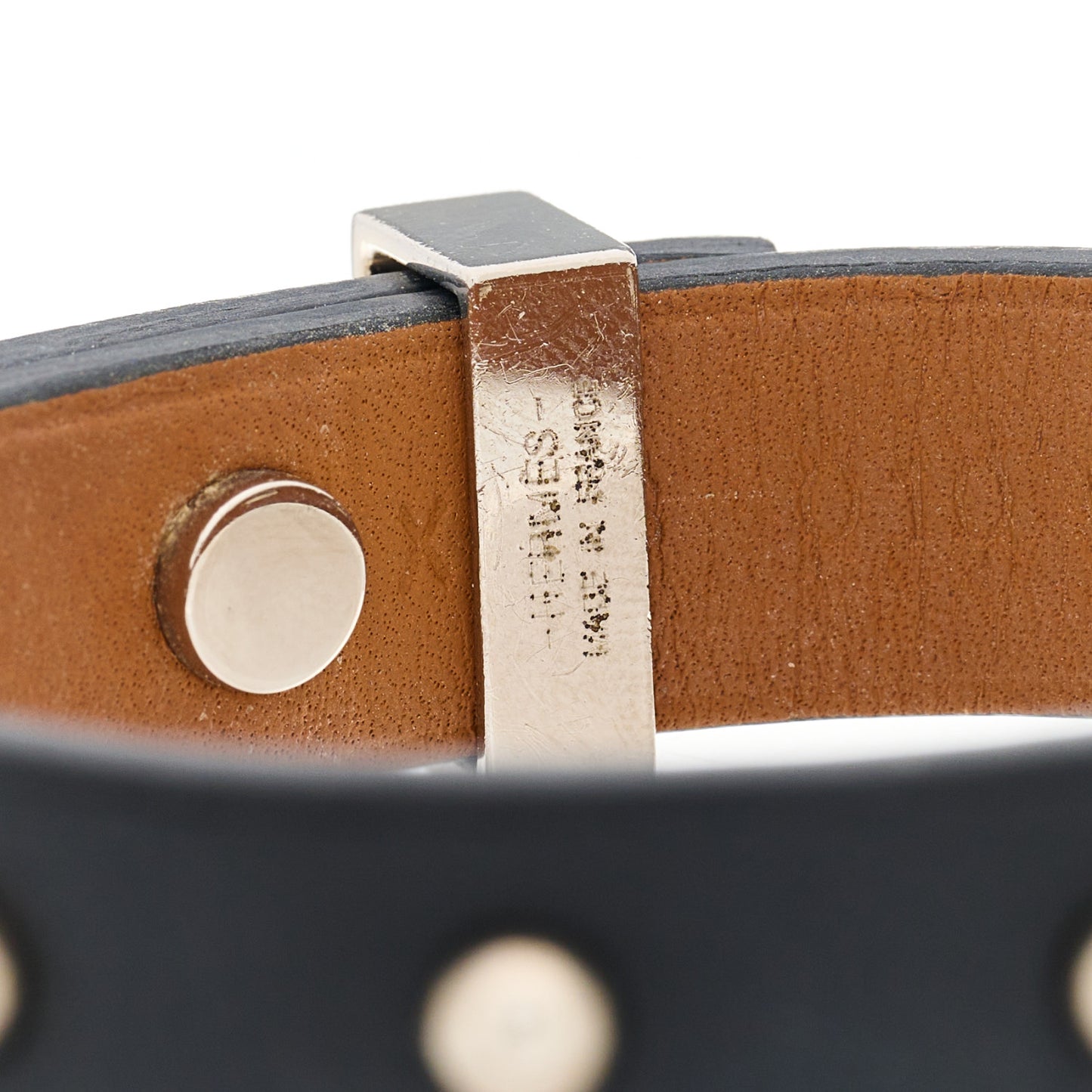 Swift Mini Dog Clous Ronds Bracelet Black