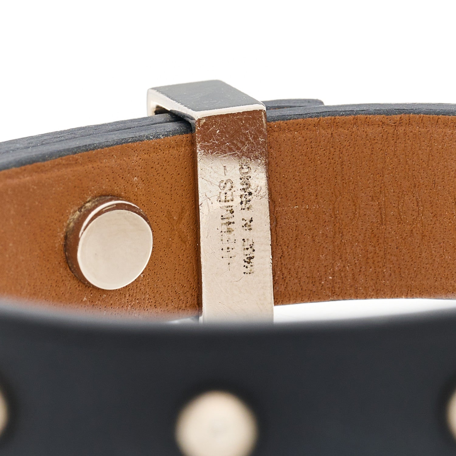 Hermes Swift Mini Dog Clous Ronds Bracelet Black 4 of 6