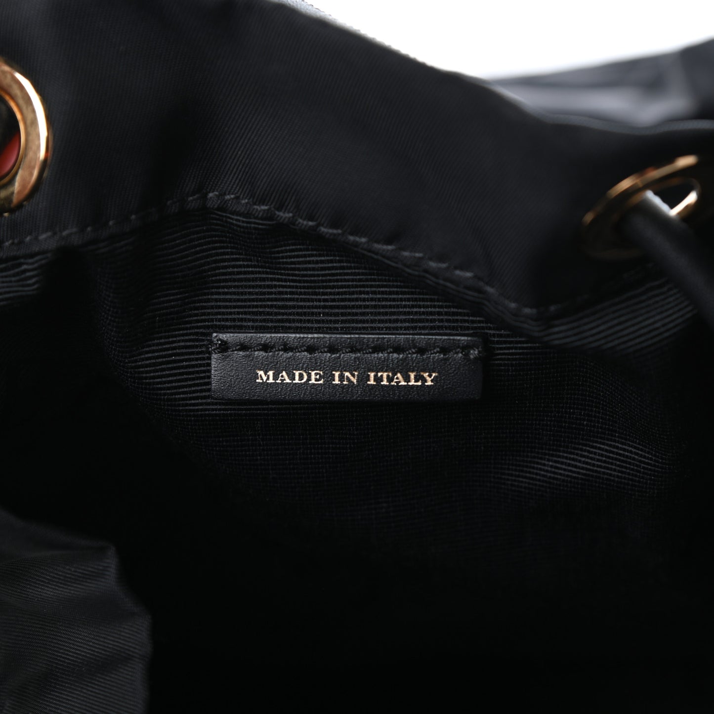 Nylon Patches Medium Rucksack Black