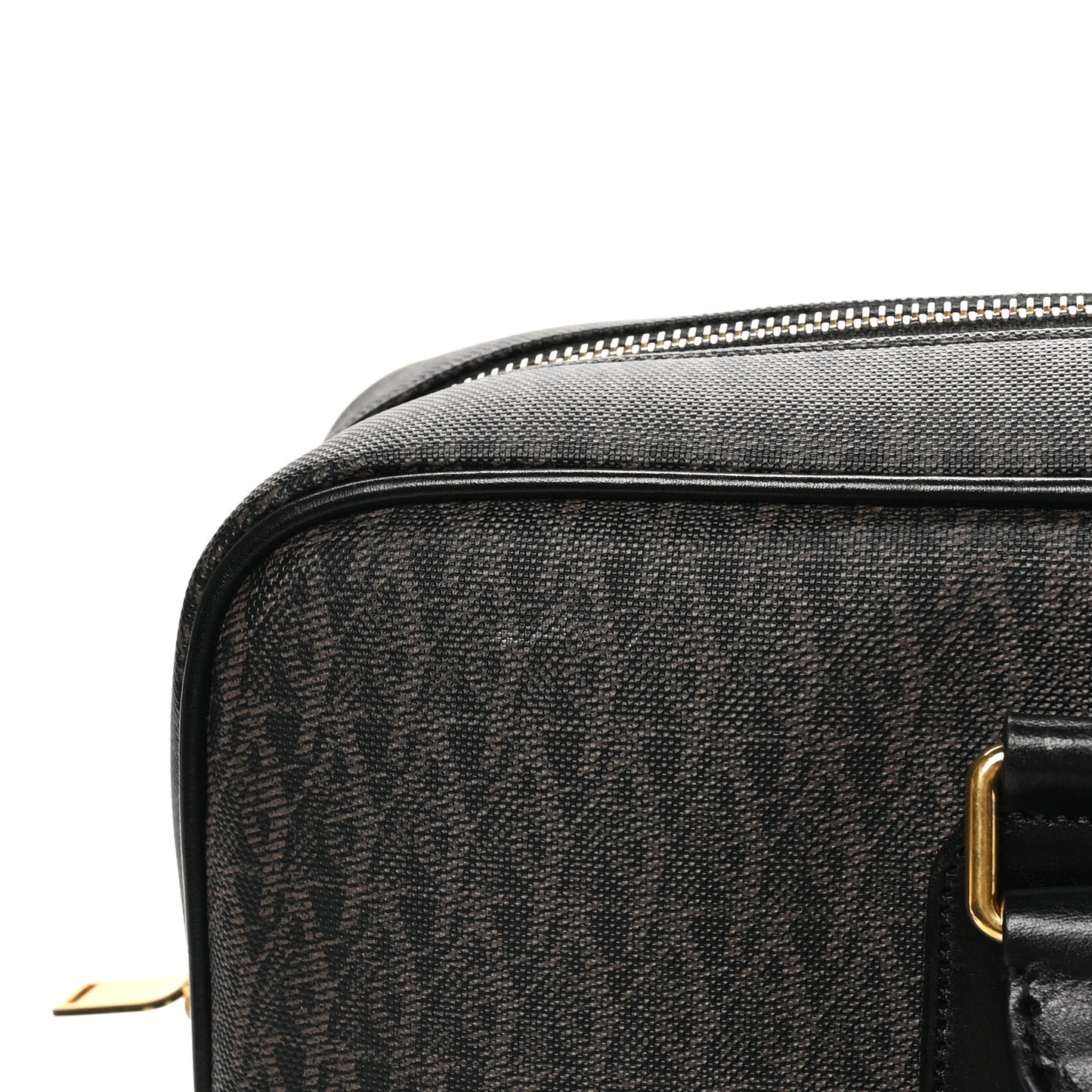Toile Classic Monogram Rodeo Briefcase Black