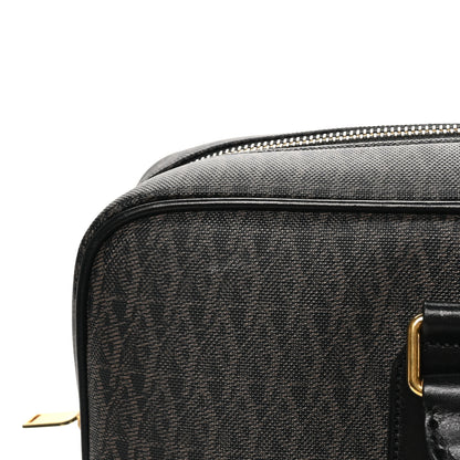 Saint Laurent Toile Classic Monogram Rodeo Briefcase Black 11 of 14