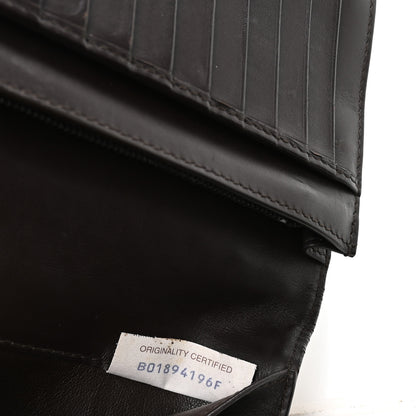 Bottega Veneta Nappa Intrecciato Continental Flap Wallet Brown 13 of 16