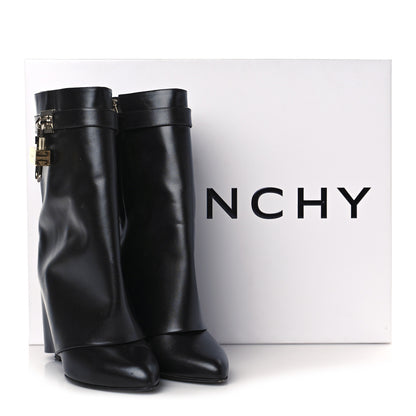 Givenchy Calfskin Shark Lock Ankle Boots 41 Black 9 of 9