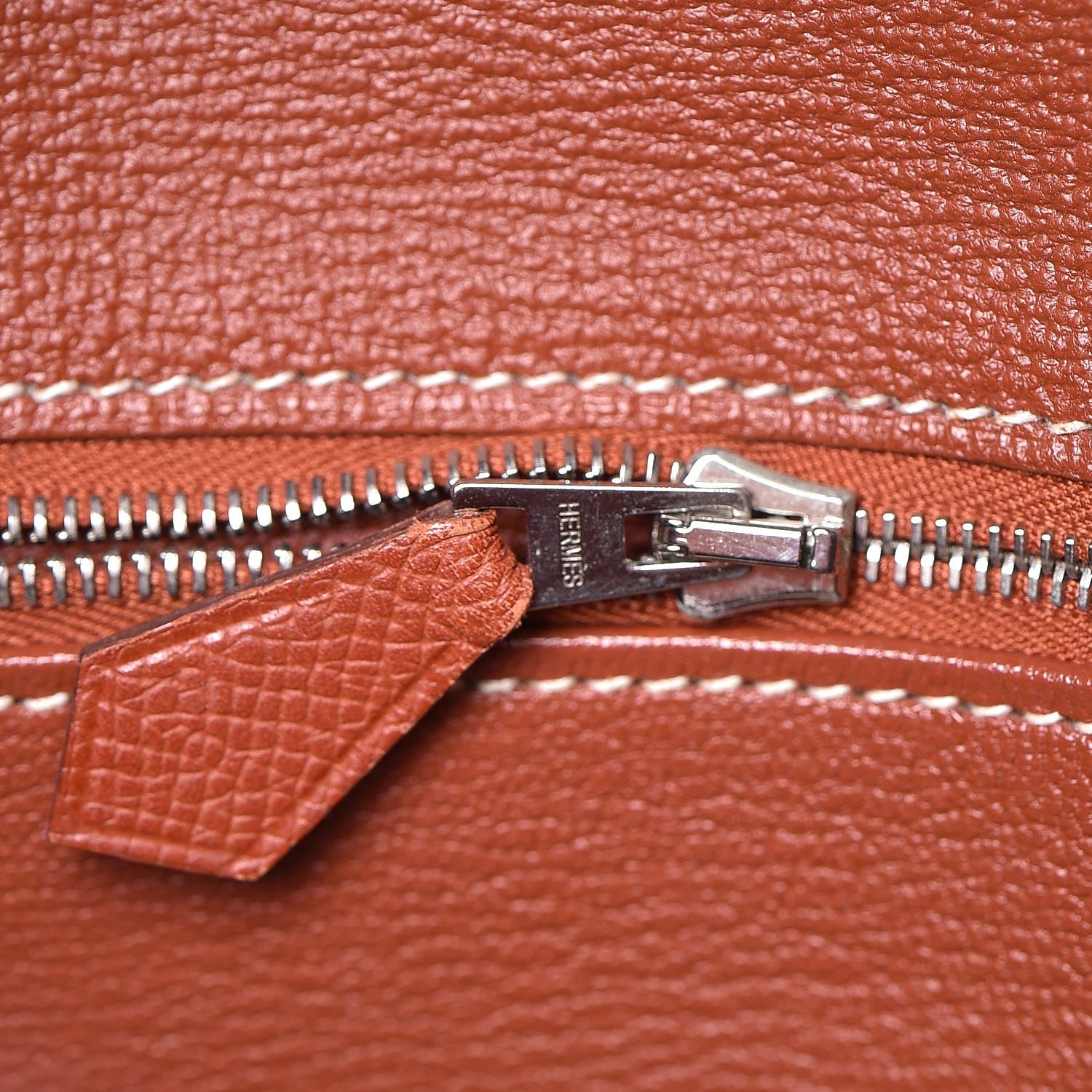 Hermes Epsom Birkin 30 Brique 10 of 38