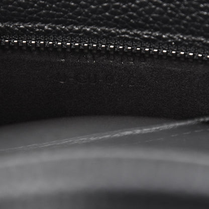 Celine Drummed Calfskin Nano Luggage Black 7 of 10